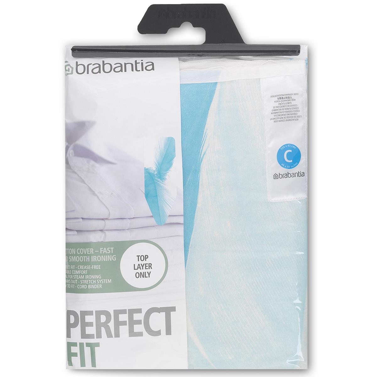 Brabantia Ironing Board Cover C 124x45cm 2mm Foam Assorted Designs