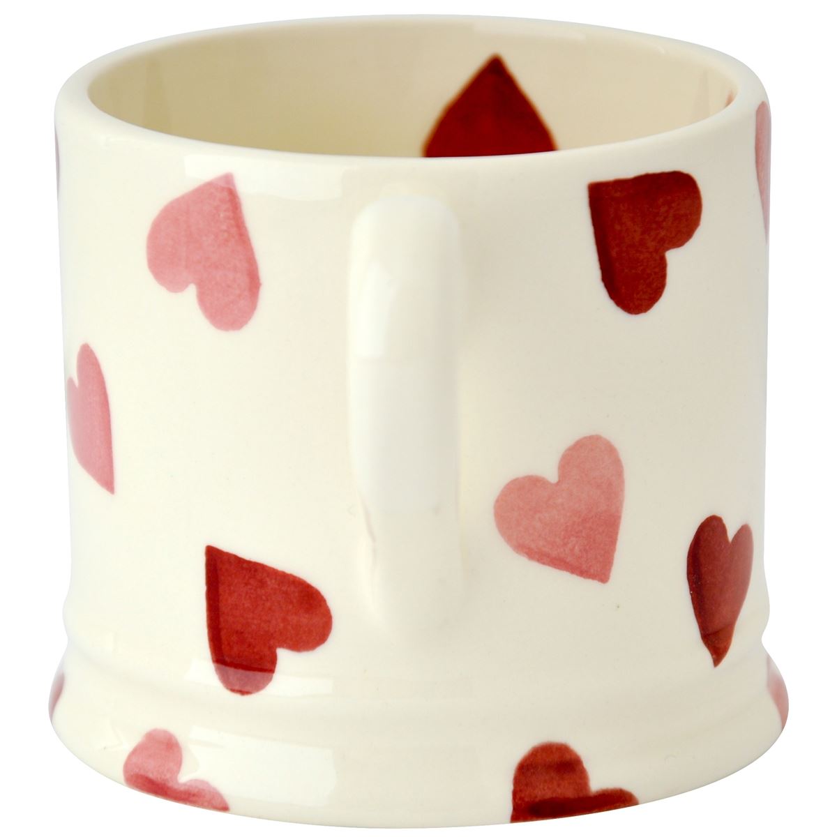 Emma Bridgewater Pink Hearts Small Mug BACK
