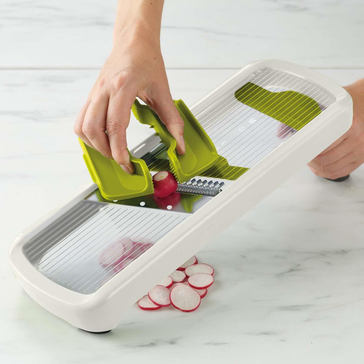 Joseph Joseph Multi-Grip Mandoline Plus In Use