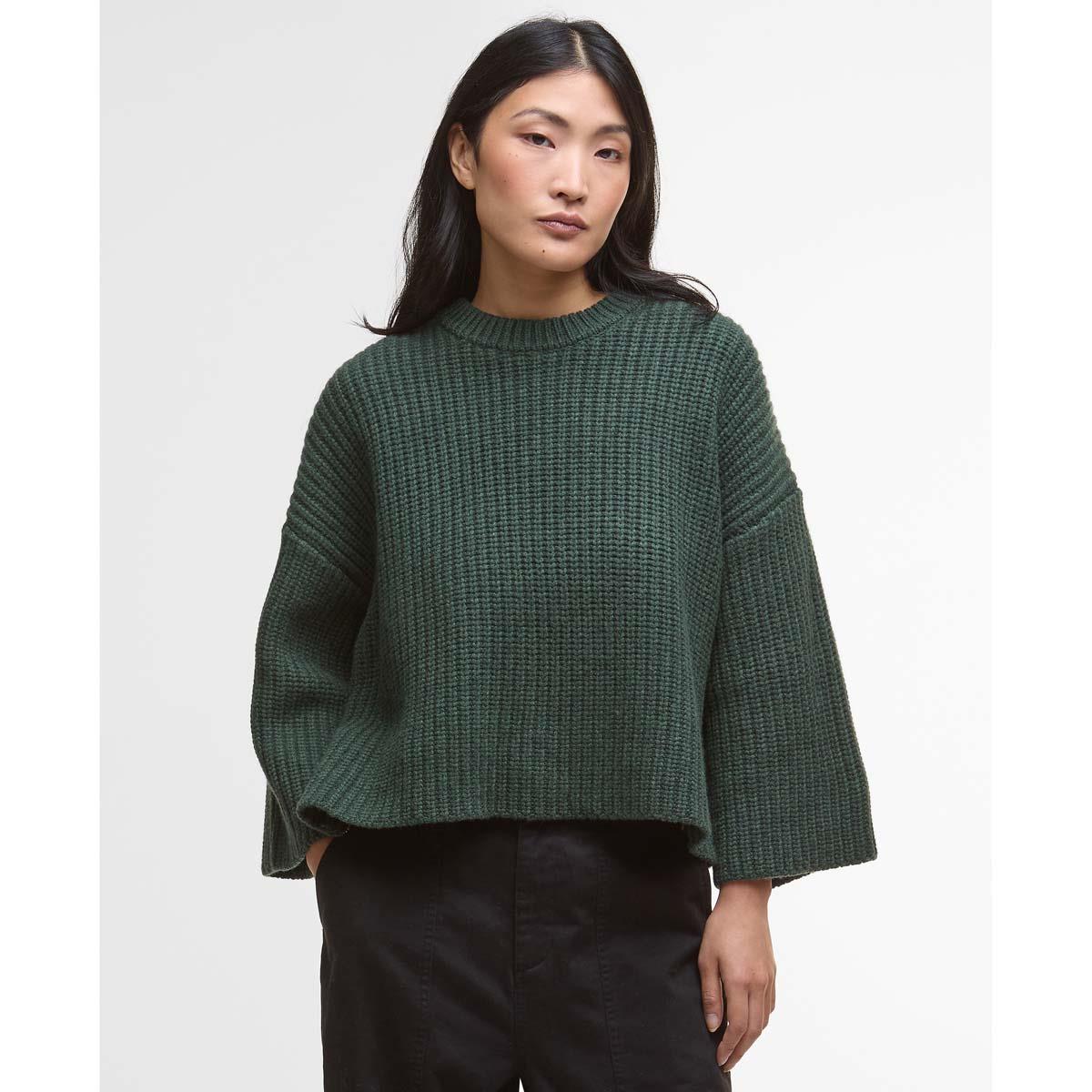 Olive Barbour Lilian Knitted Jumper Front