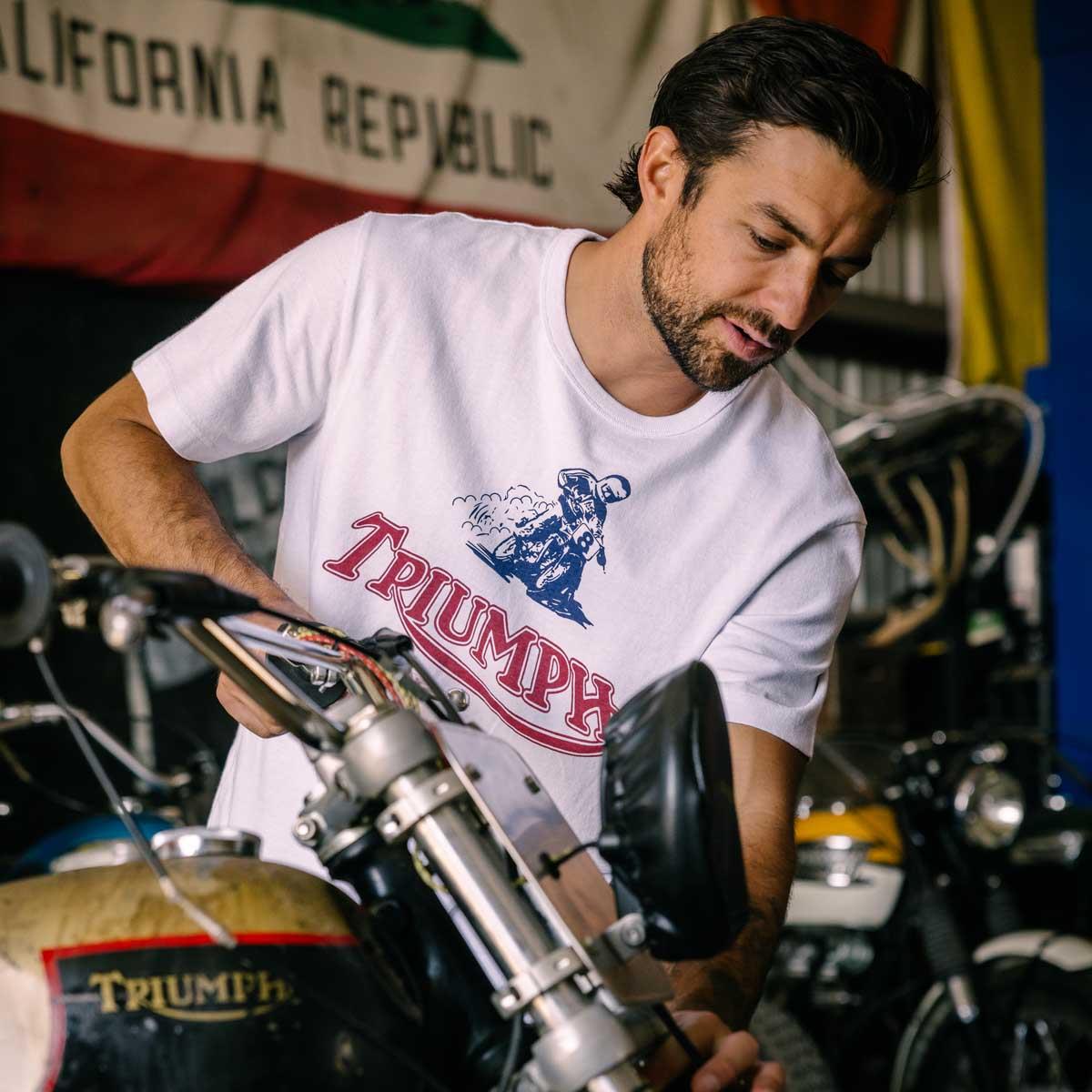 Triumph Mens Archive Graphic Tee