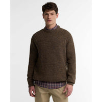 CAMEL Barbour Mens Horseford Crew Jumper FRONT