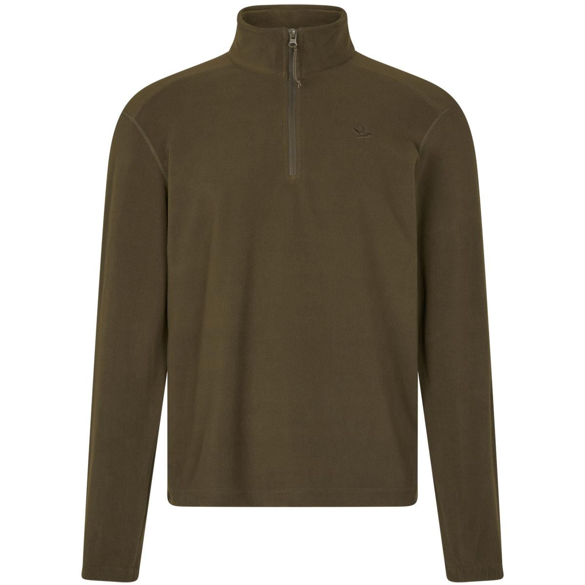 Pine Green Seeland Mens Benjamin Half Zip Fleece