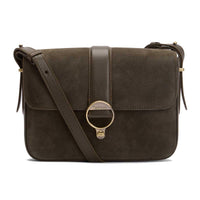Barbour Womens Rosa Suede & Leather Crossbody Bag