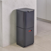 Graphite Joseph Joseph Compact 40L Waste & Recycling Bin kitchen