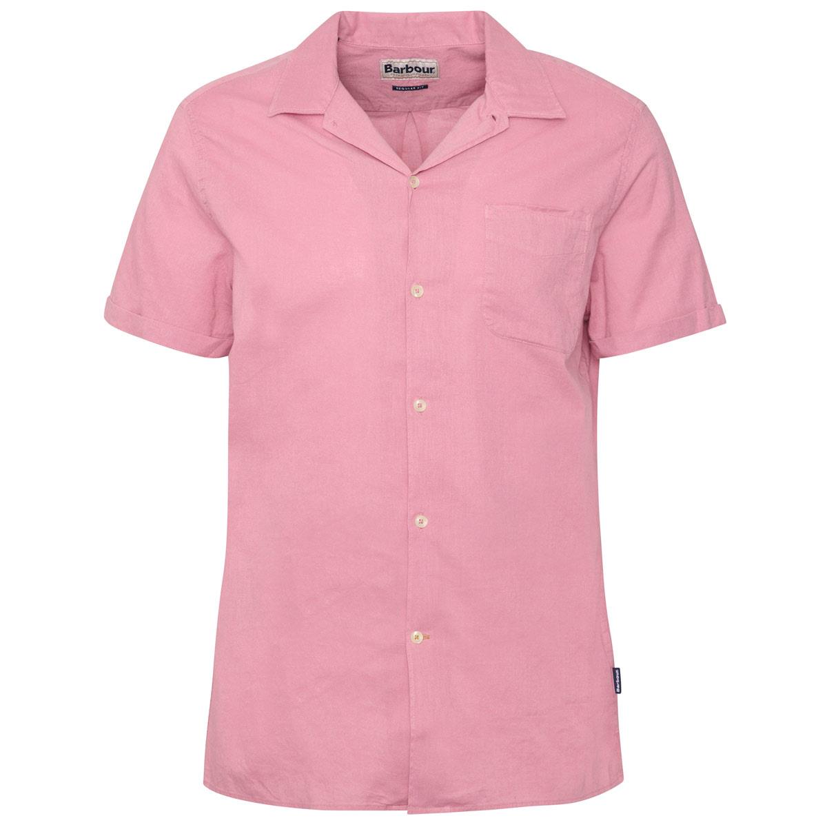 Barbour Mens Garment Dyed Nelson Short Sleeve Regular Fit Shirt