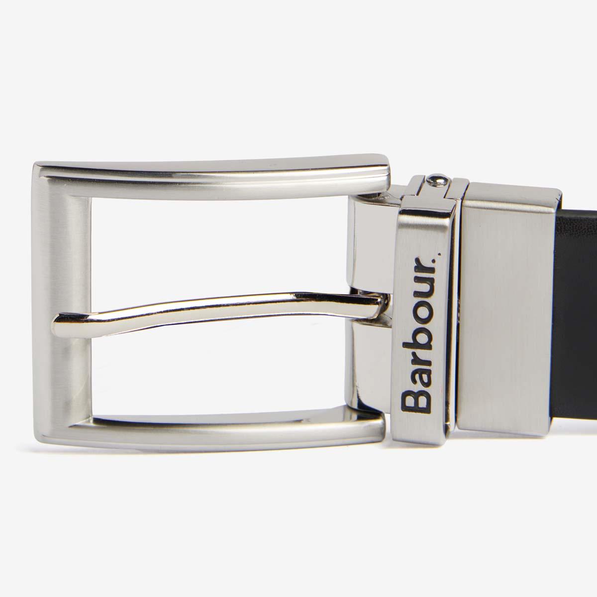 Barbour Mens Fife Reversible Leather Belt