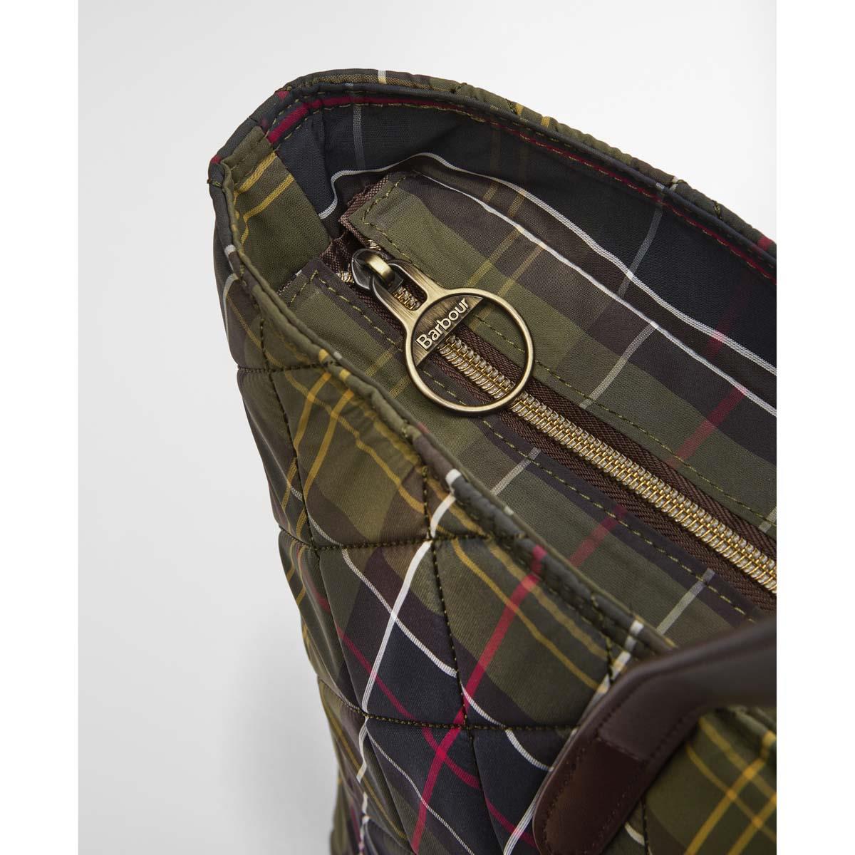 Barbour Wetherham Quilted Tartan Bag