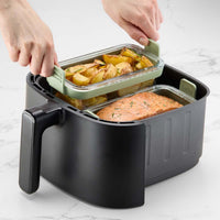 Lekue Air Fryer Dual Glass Dishes Set of 2