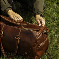 Teales Chestnut Weekend Bag