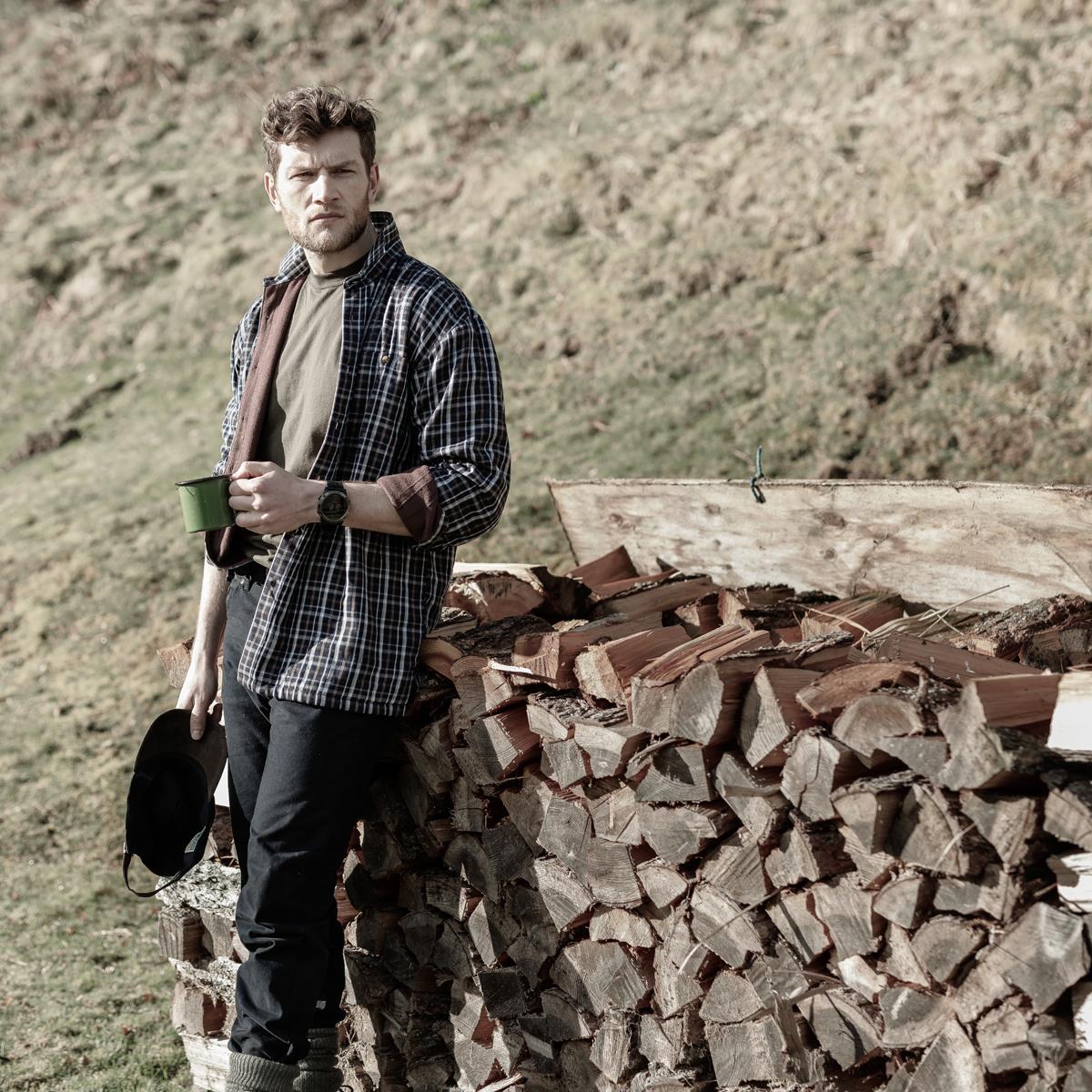 Bark Hoggs Of Fife Fleece Lined Shirt Lifestyle