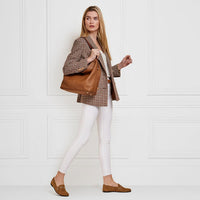 Tan Fairfax & Favor Tetbury Handbag Model