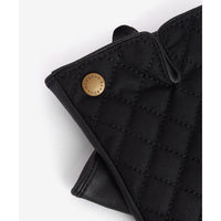 Barbour Womens Scarlet Gloves Rivet detail