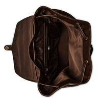 Chocolate Monogram Holland Cooper Womens Regency Backpack Interior