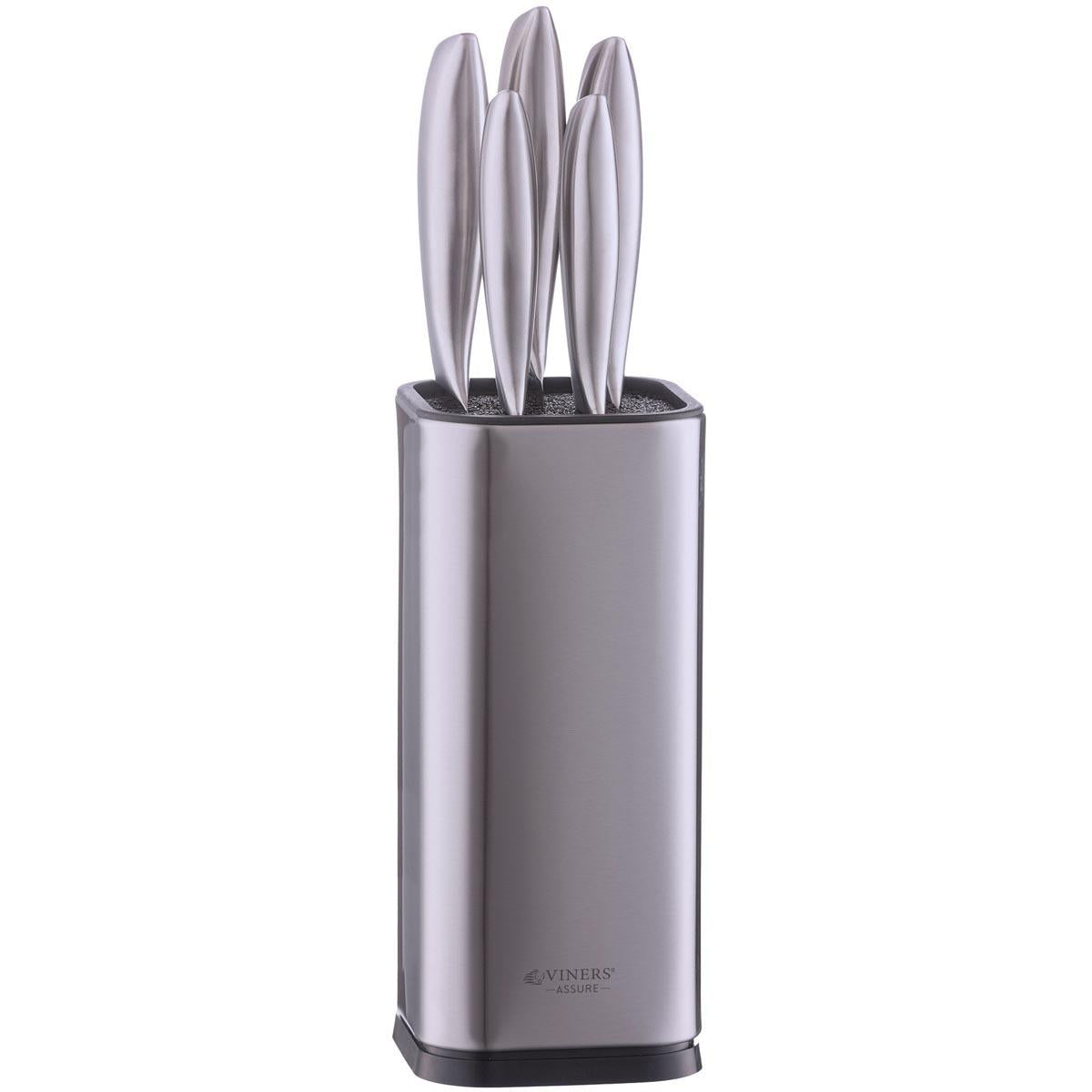 Viners Assure Stainless Steel 6 Piece Knife Block Set