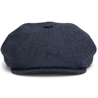 Hoggs Herringbone Tweed Baker Boy Cap