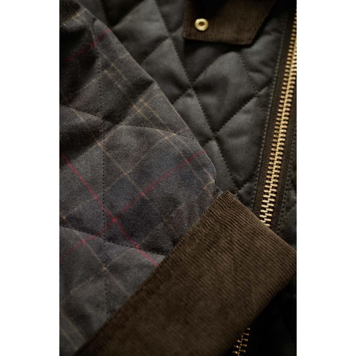 Olive/Classic Barbour Womens Tartan Reimagined Icons Tartan Quilt LS4