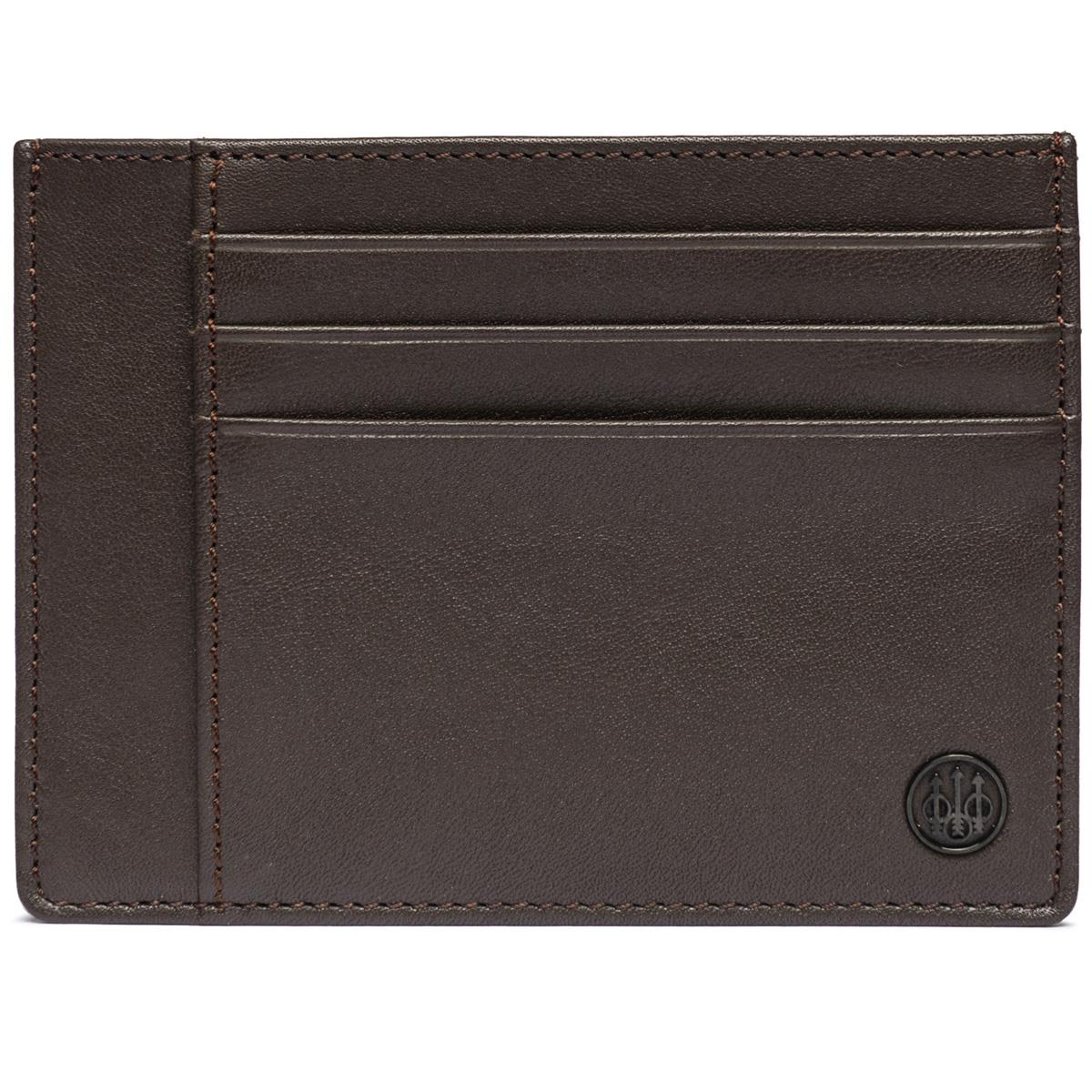 Brown Beretta Mens Credit Card Holder Classic