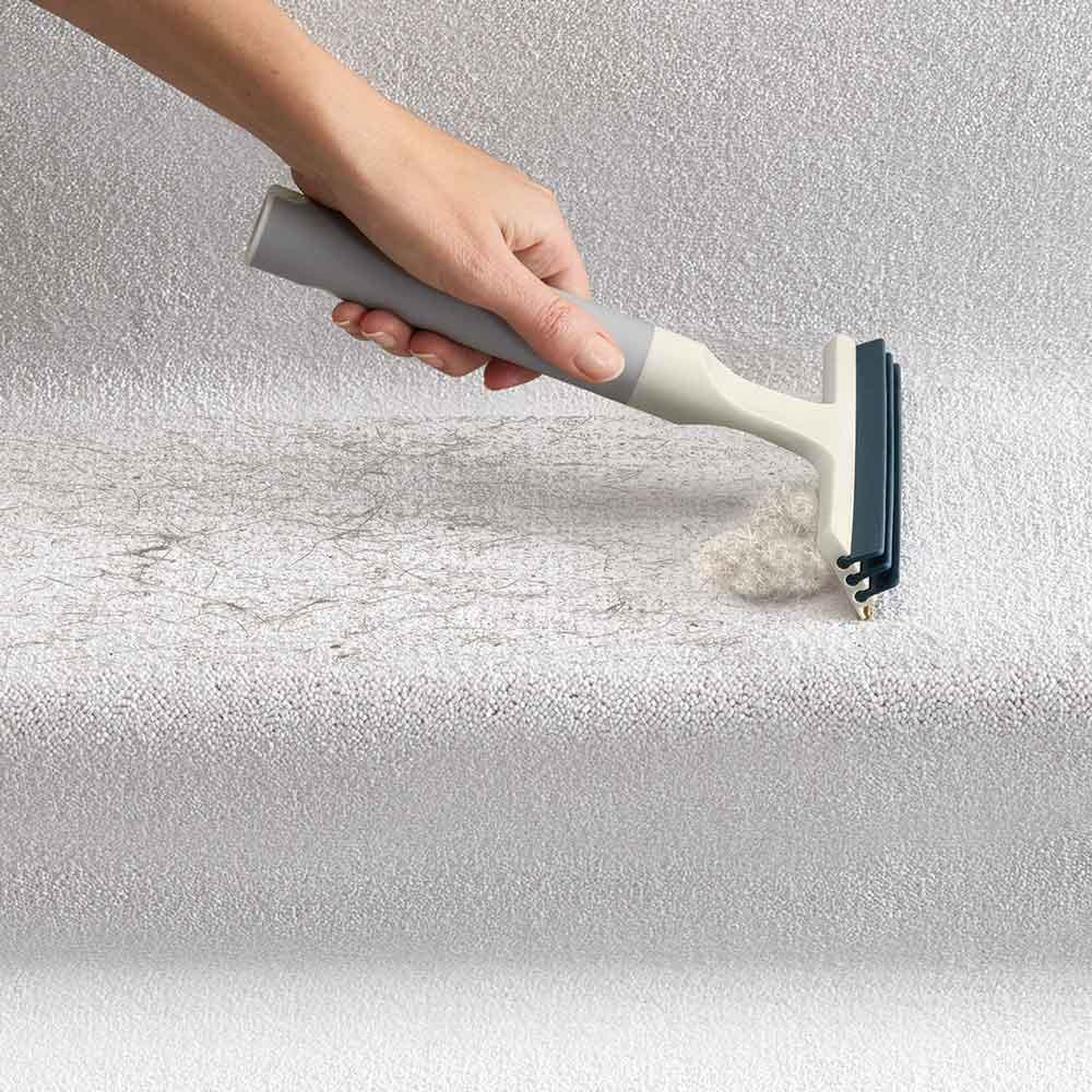 Joseph Joseph CleanTech 2-In-1 Carpet Cleaning Tool In Use