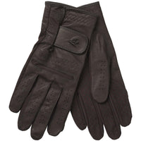 Chocolate Torte Seeland Mens Aim Leather Shooting Gloves Detail