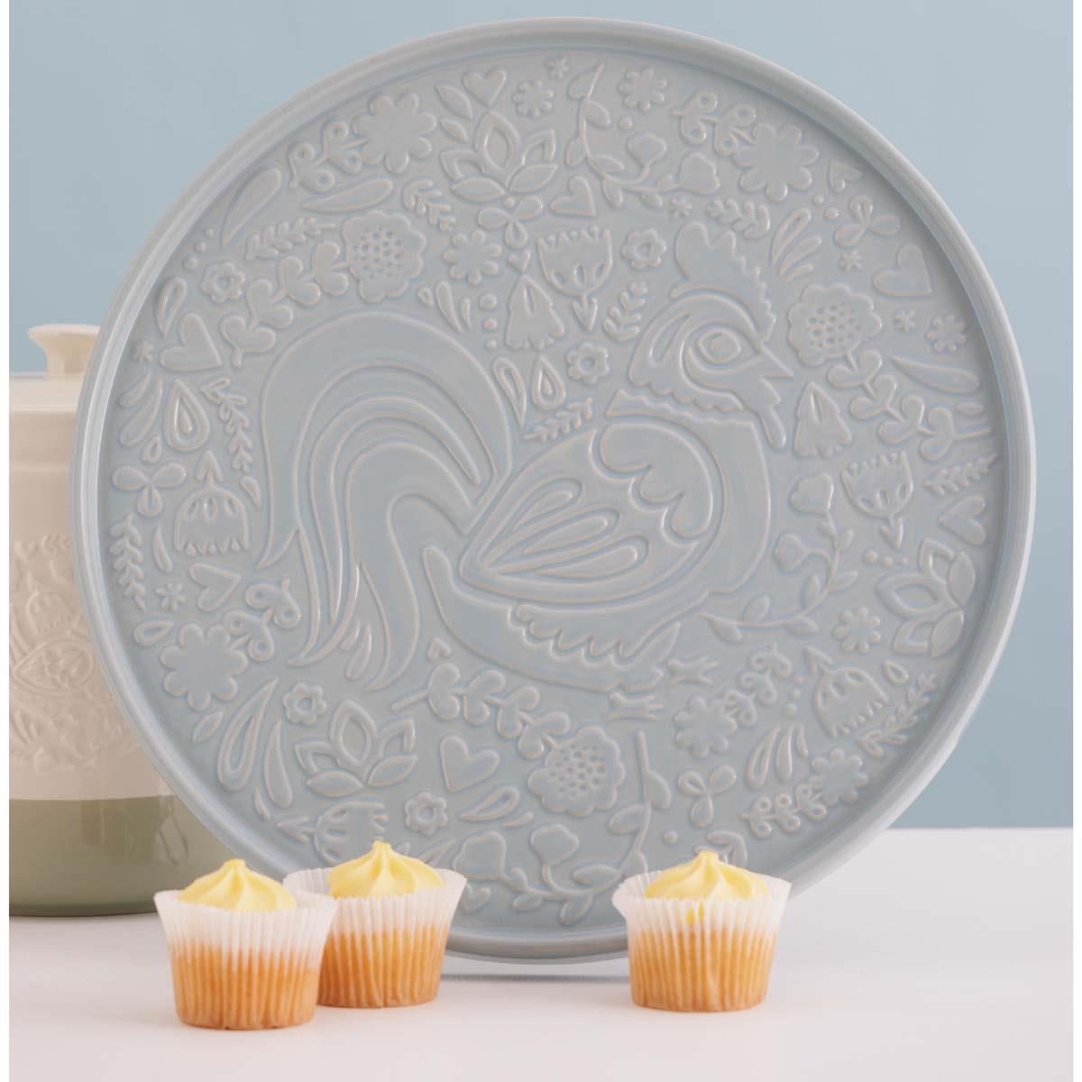 Mason Cash Home To Roost Round Platter