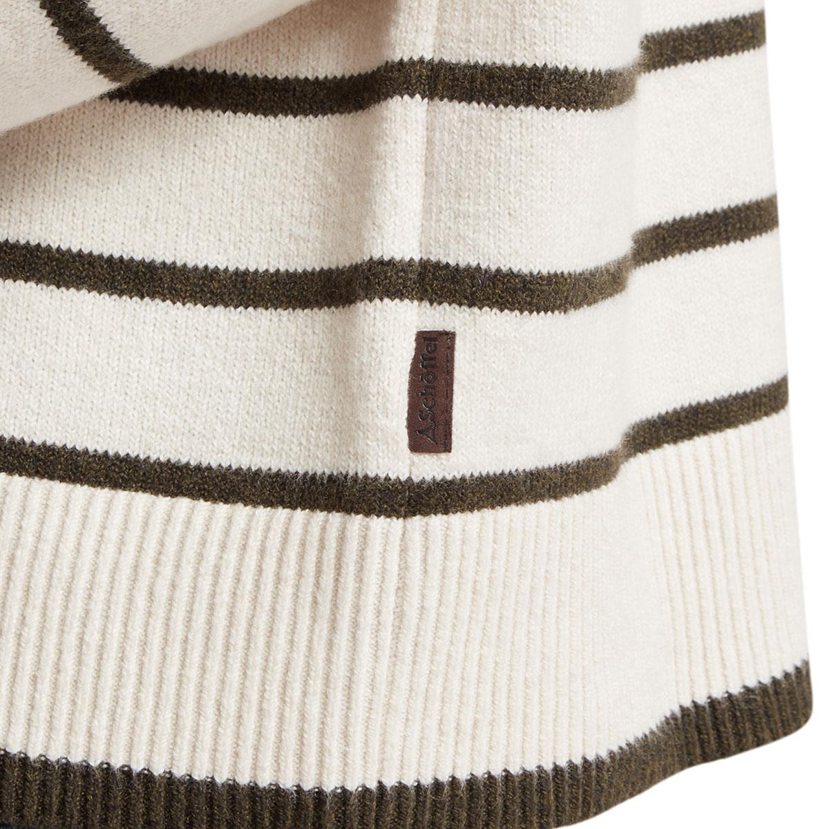 Soft White Schoffel Womens Sandsend 1/4 Zip Jumper details
