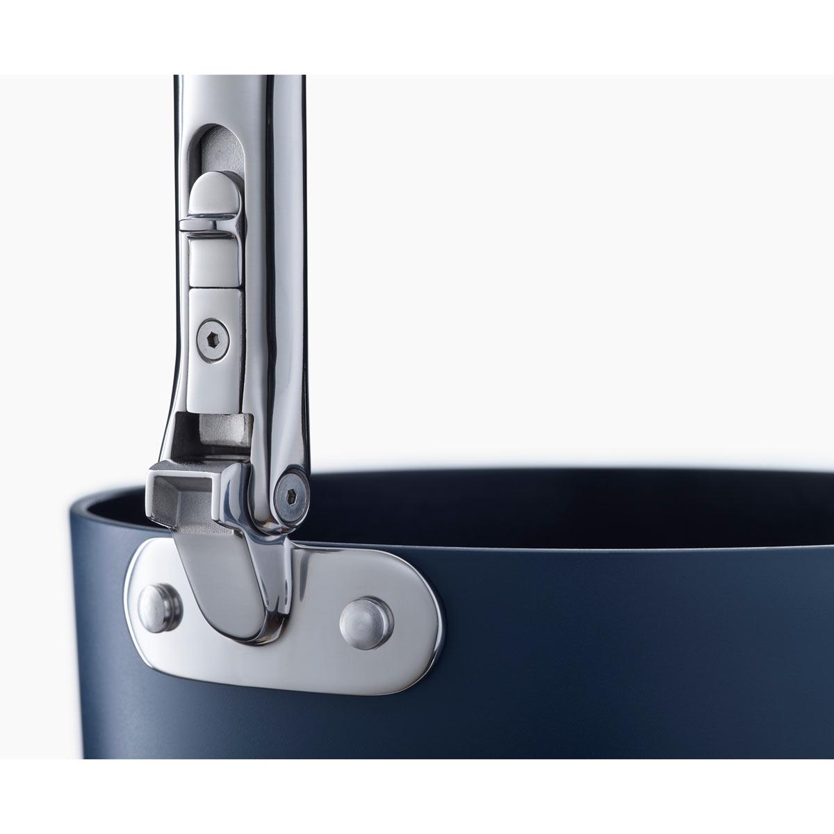 Joseph Joseph Space Folding Handle Ceramic Non-stick 3-piece Saucepan Set Folding Handle
