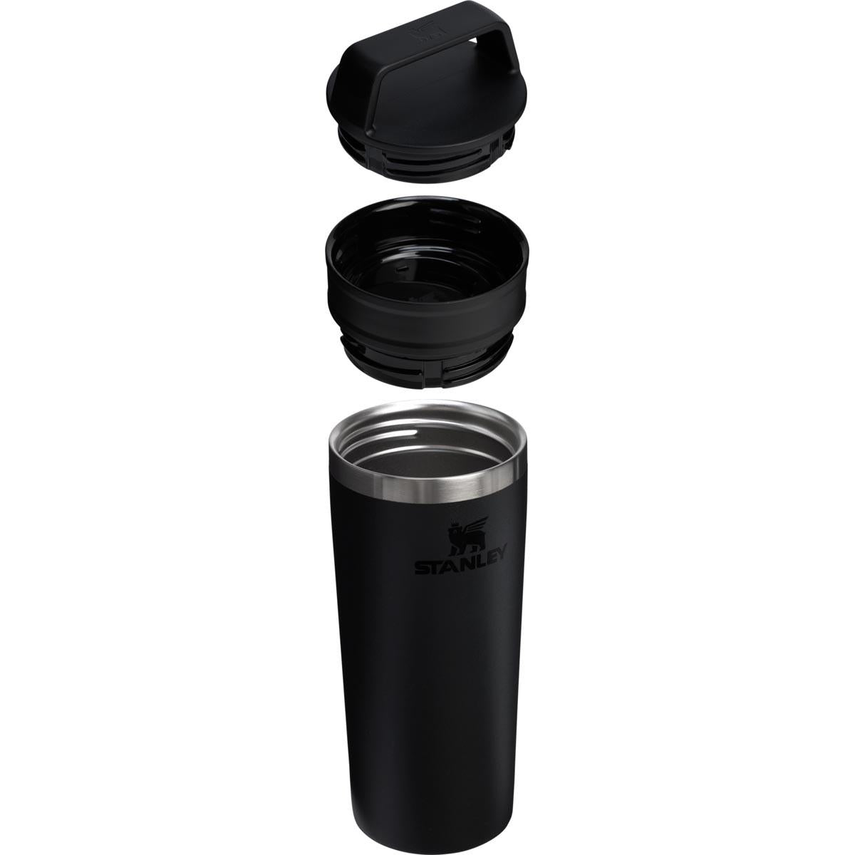 BLACK Stanley The Cafe-To-Go Travel Mug 0.47L LID