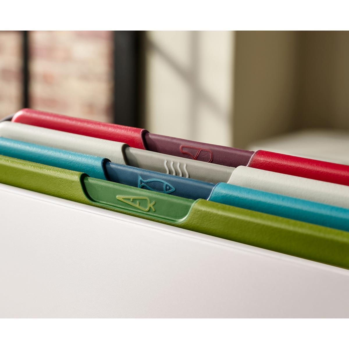 Joseph Joseph Folio Icon 4-piece White Chopping Board Set Regular