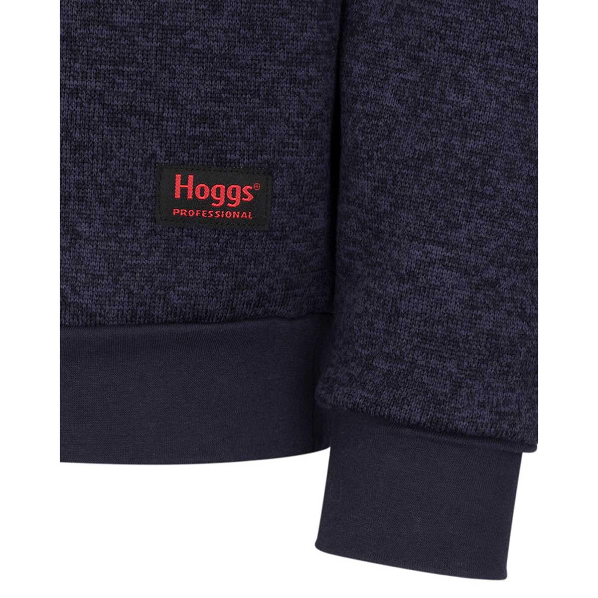 Hoggs Of Fife Mens Green King II 1/4 Zip Knit
