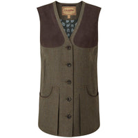 Loden Green Herringbone Tweed