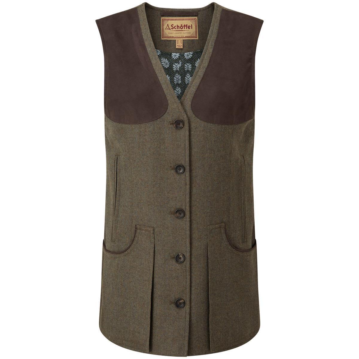 Loden Green Herringbone Tweed
