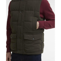 Dark Sage Barbour Mens Lonnen Gilet POCKET