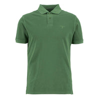 Washed Green Washed Pink Barbour Mens Washed Tartan Tailored Fit Pique Polo