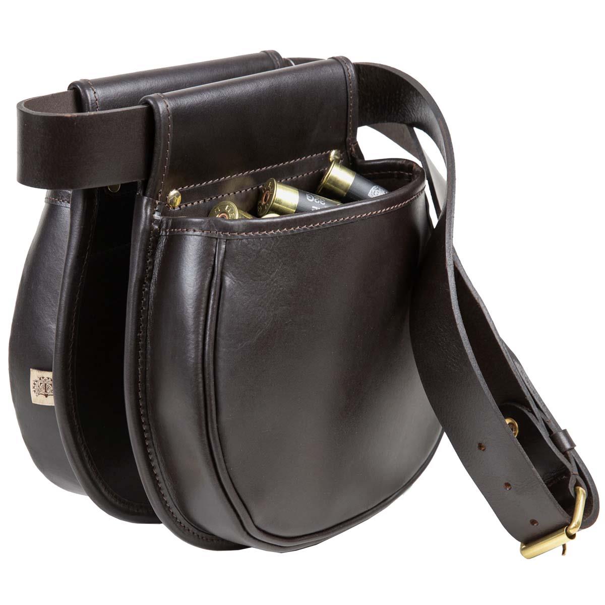 Teales Premier Leather Cartridge Pouches With Belt
