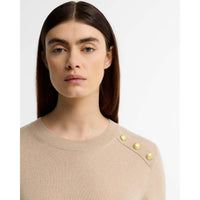 Warm Trench Barbour Womens Penny Knitted Jumper COLLAR