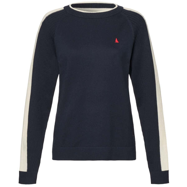 Navy Musto Womens Original Marine Crew Knit