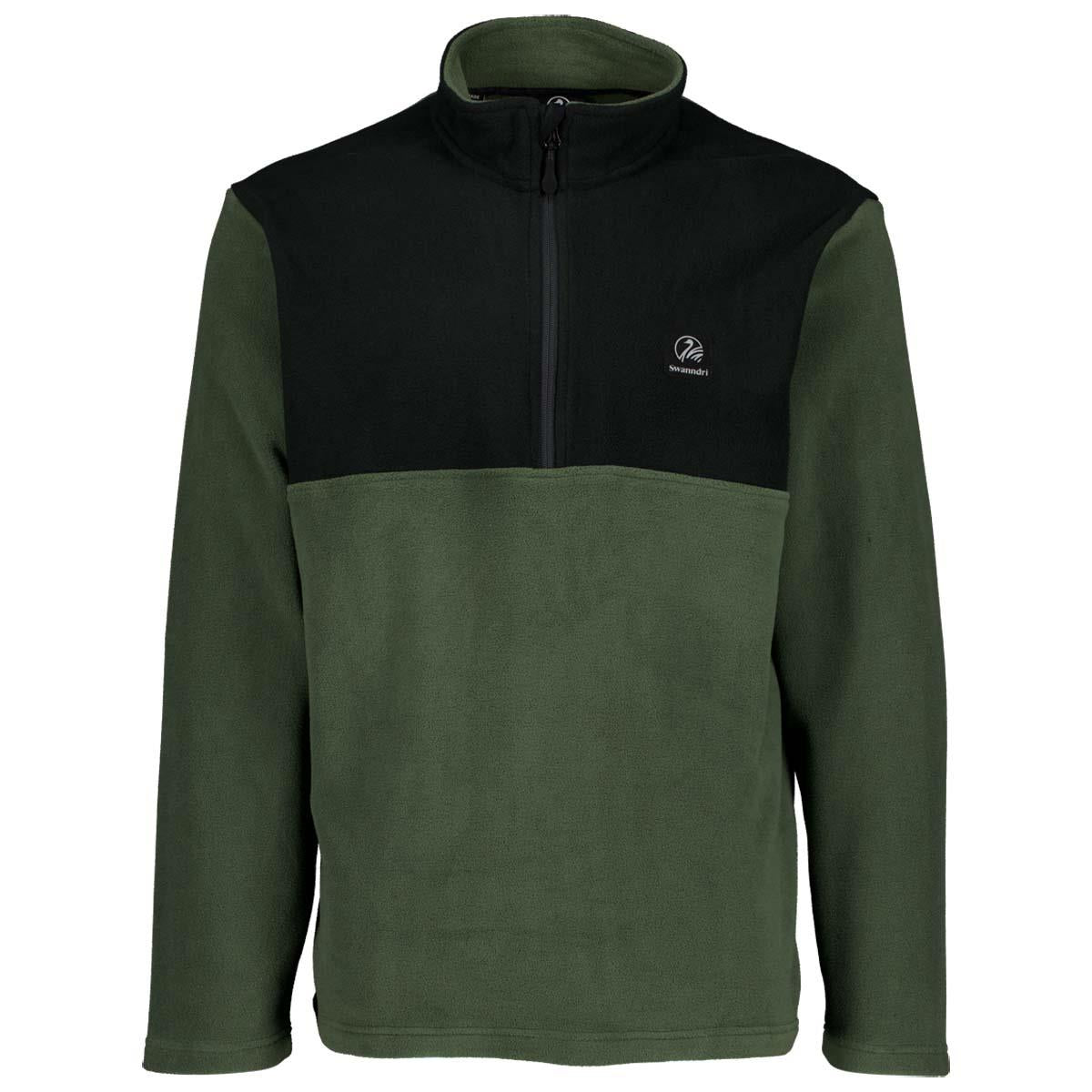 Swanndri Mens High Rock 1/4 Zip Fleece Pullover