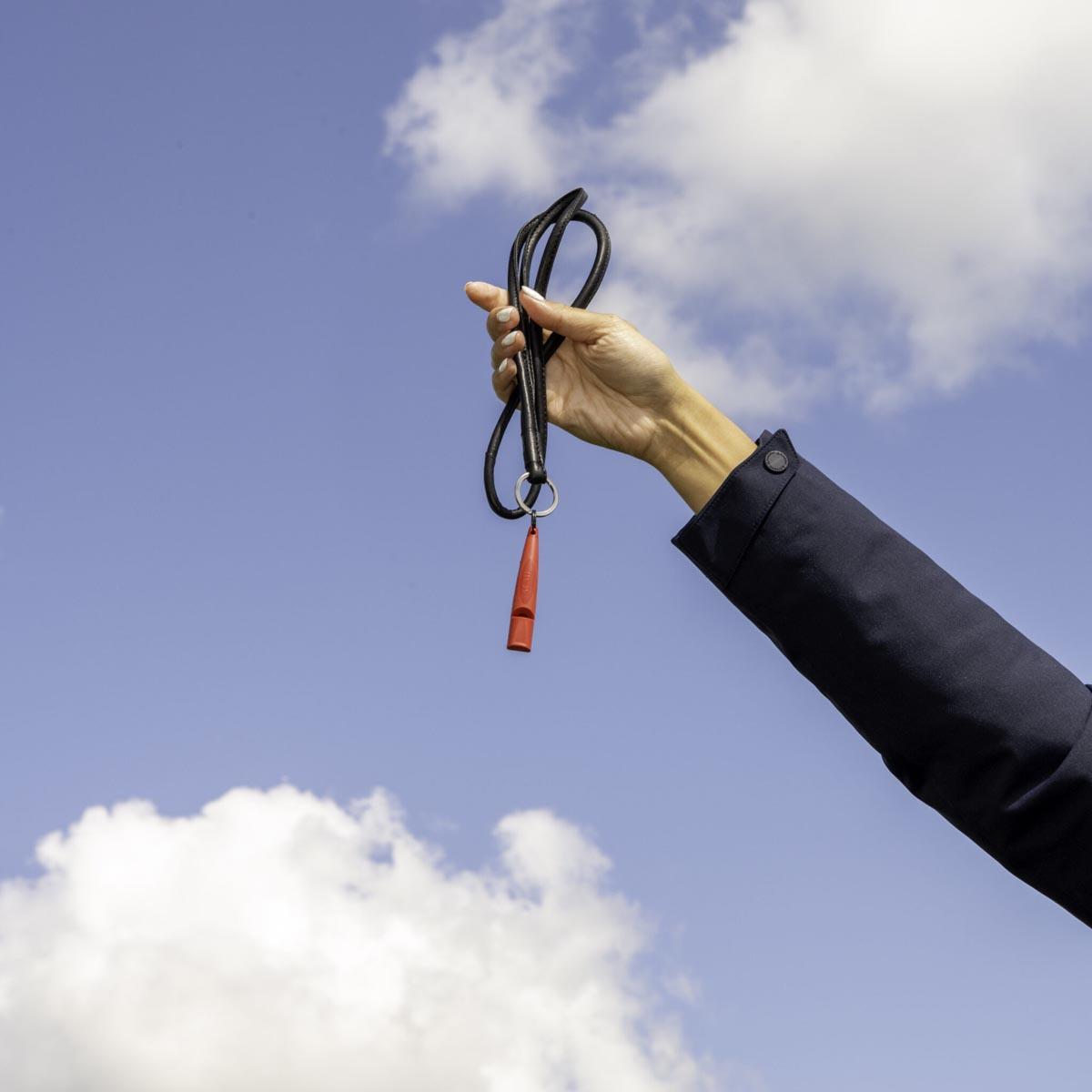 Teales Premier Leather Whistle Lanyard