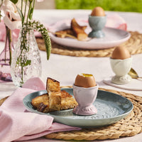 Le Creuset Stoneware Serving Platter La Jardin Collection lifestyle