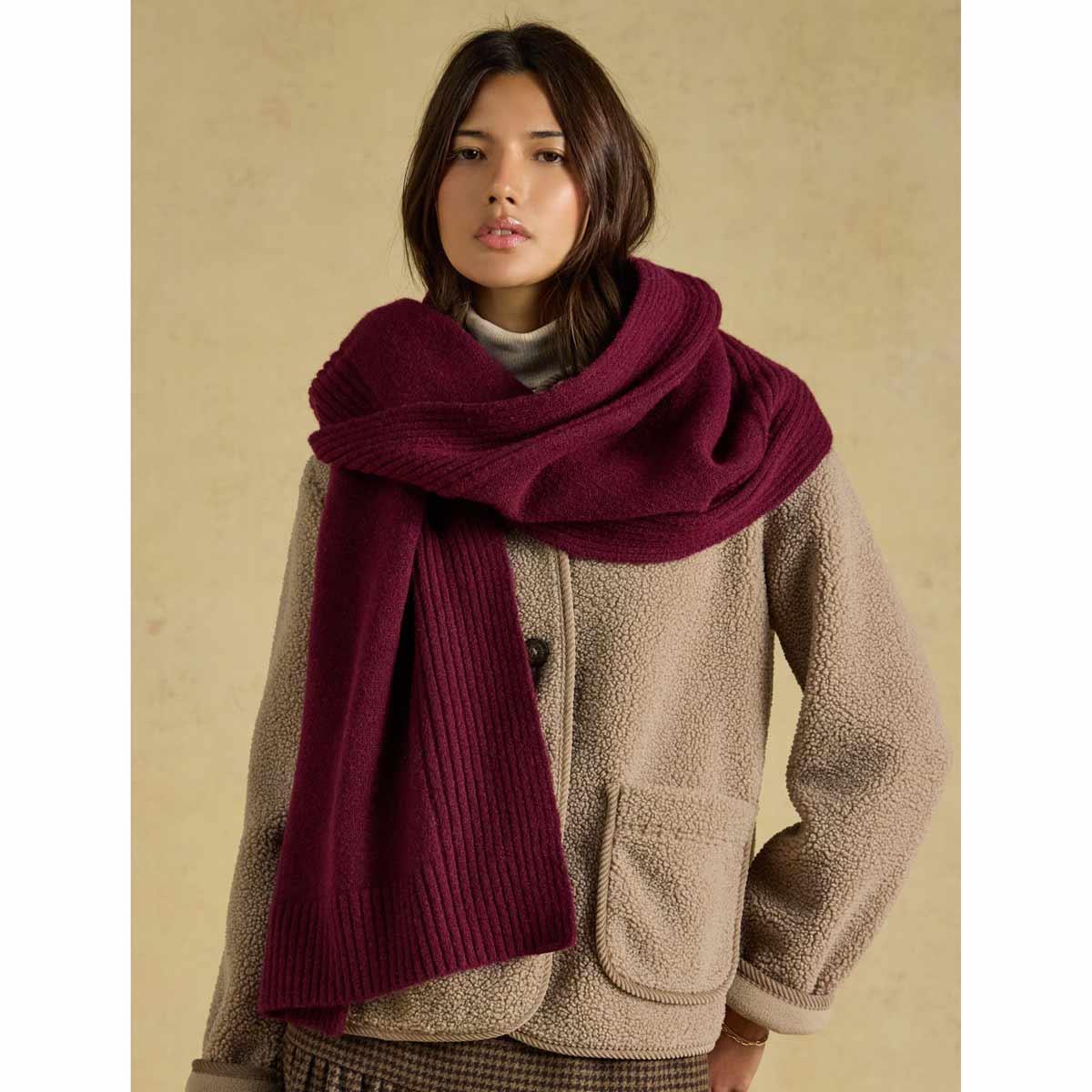 Joules Womens Fine Knit Scarf