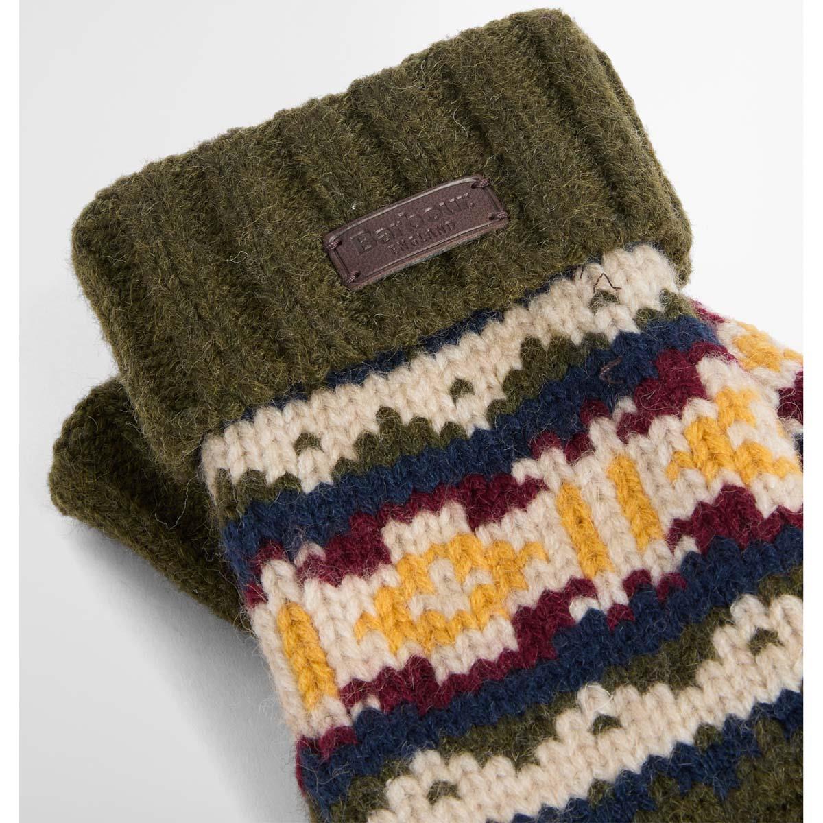Barbour Mens Kane Knitted Beanie & Gloves Gift Set