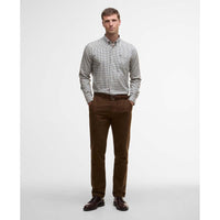 Washed Stone Barbour Mens Padshaw Tailored Shirt Front