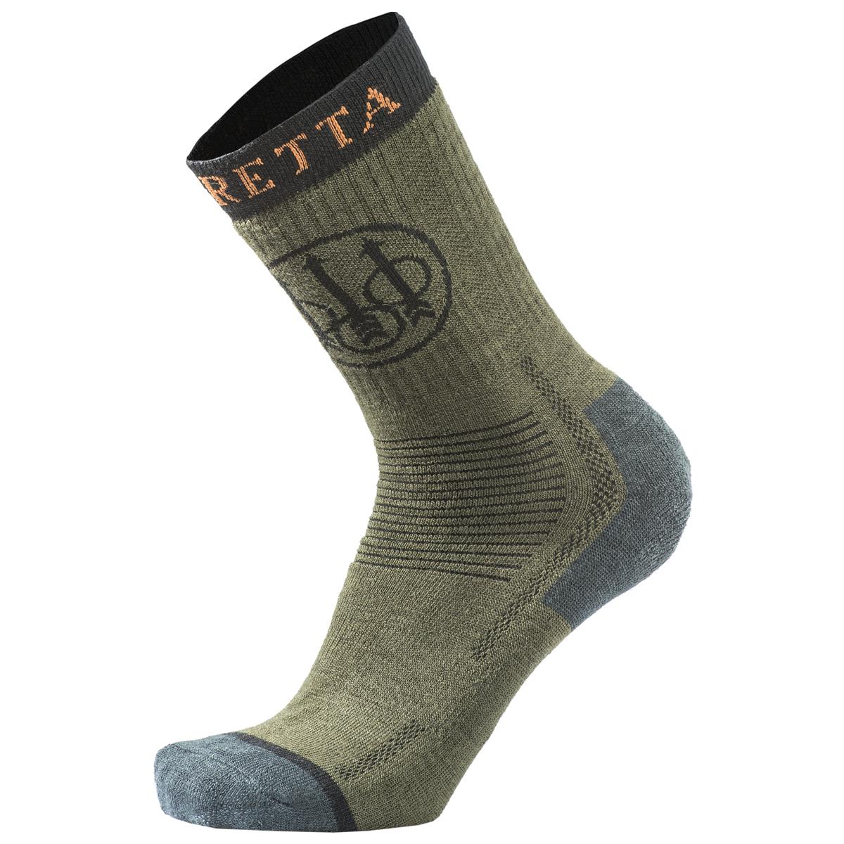 Green Beretta Short Merino Socks