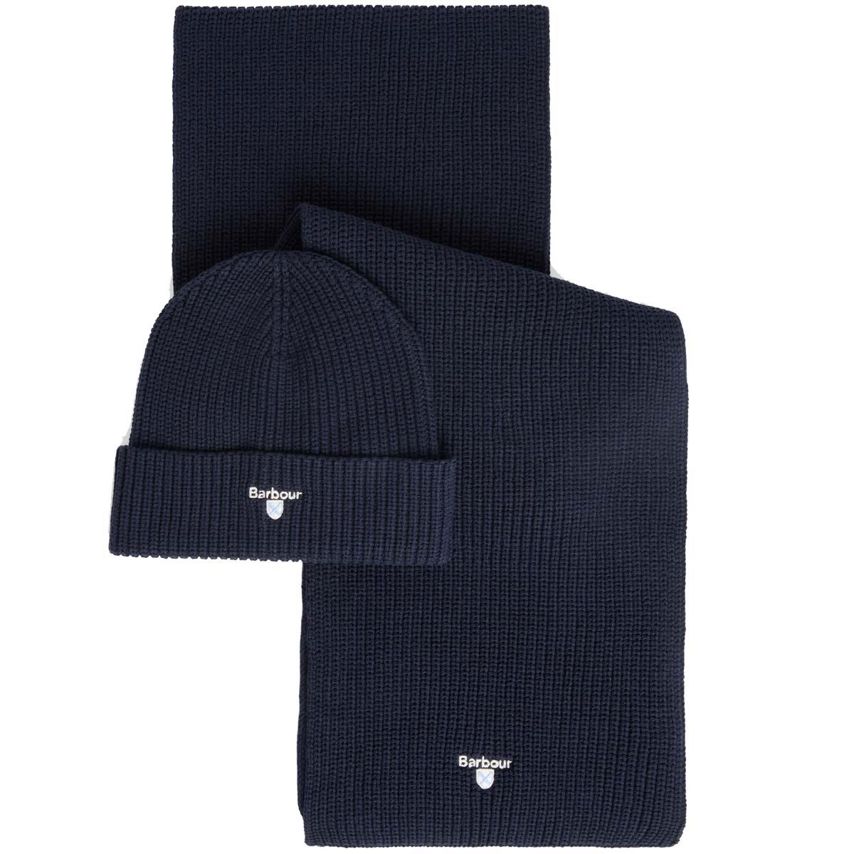 Barbour Mens Cascade Beanie & Scarf Gift Set