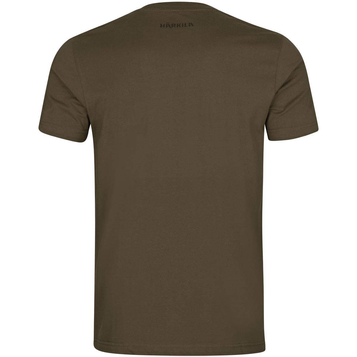 Willow Green Harkila Mens Nature T-Shirt Back