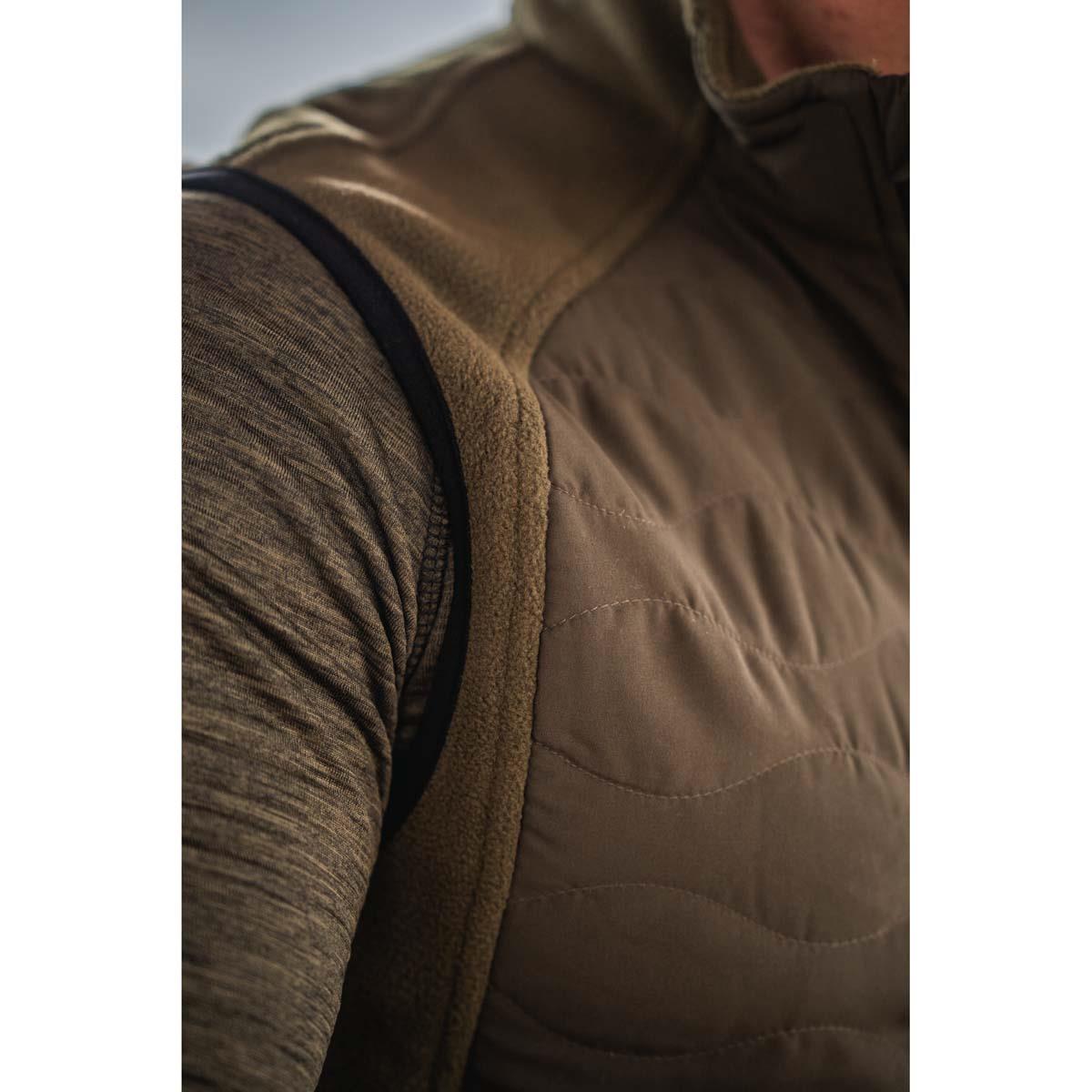 Pine Green Seeland Mens Gale Fleece Waistcoat Lifestyle 3