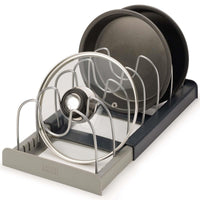 Grey Joseph Joseph DrawerStore Expanding Cookware Organiser RACK