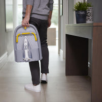 Grey/Yellow Joseph Joseph Pocket Folding Table-Top Ironing Board Lifestyle