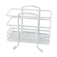 White Delfinware Standing Cutlery Drainer